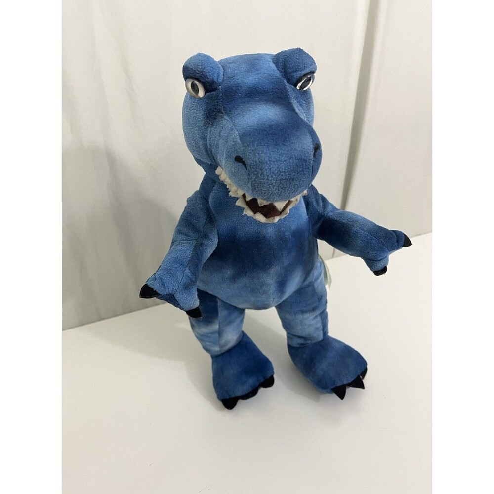 2016 Blue Build A Bear BAB T-Rex Dinosaur 17” Plush Toy